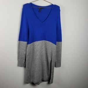 BCBGMaxaria Color block sweater dress size M